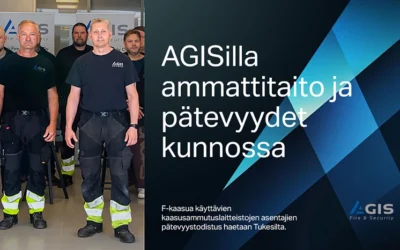 F-kaasua sisältävien kaasusammutuslaitteistojen asentajapätevyys Tukesilta