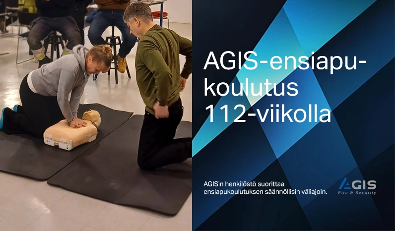 EFR ensiapukoulutus AGISin henkilöstölle