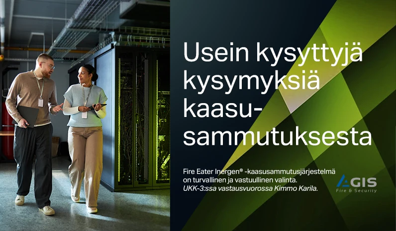 UKK, osa 3, Fire Eater Inergen -kaasusammutusjärjestelmä