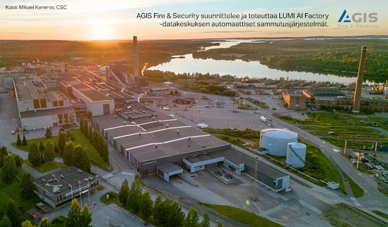 AGIS suunnittelee ja toteuttaa LUMI AI Factory -datakeskuksen automaattiset sammutusjärjestelmät