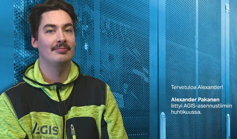 Alexander, tervetuloa AGIS-tiimiin!