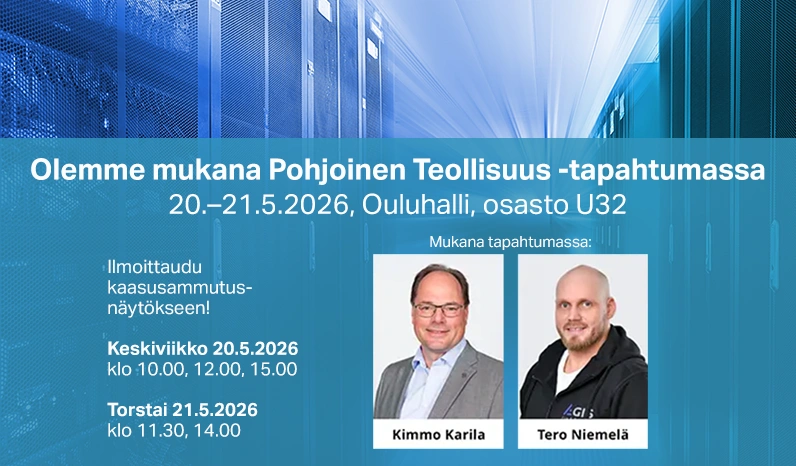Tervetuloa Pohjoinen Teollisuus -tapahtumaan Ouluun 20.-21.5.2026!