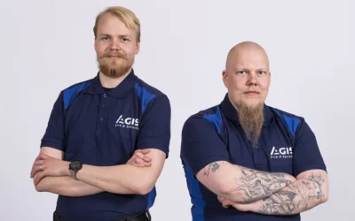 Valtteri Pehkonen ja Ensti Urpilainen AGIS-tiimissä